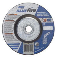 NORTON: 4-1/2 X 1/4 X 5/8-11 TYPE 27 DEPRESSED CENTER WHEELS, 24 GRIT, 10 PER BOX